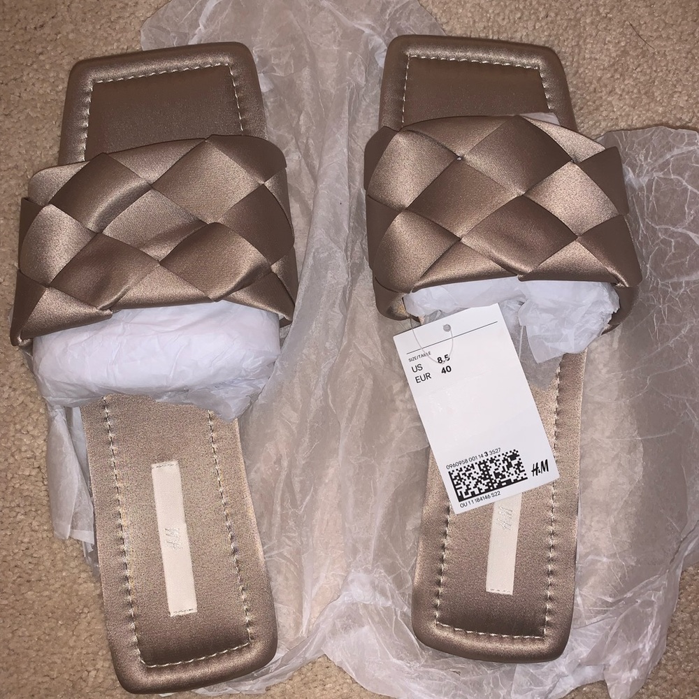 H&M Satin Indoor Slides